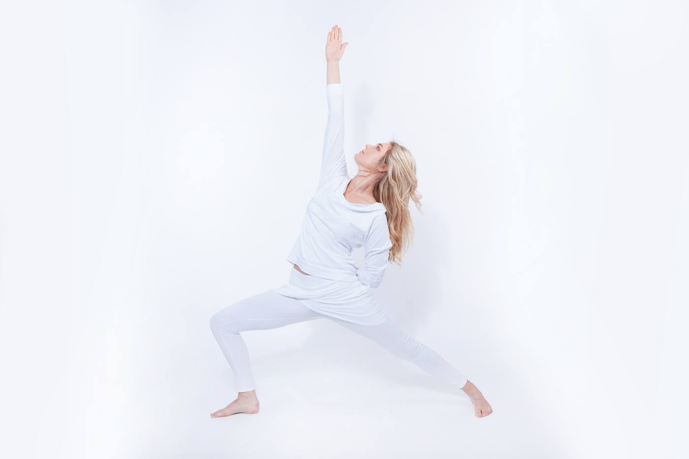 Women's White Cotton Kundalini Yoga Leggings